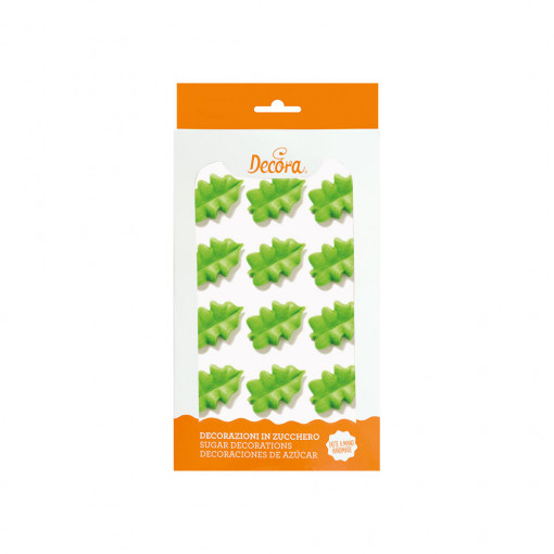 Decor Sugar Decor - Levelek R 2,5 cm, 12 db