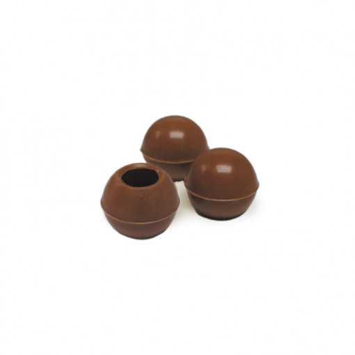 Dupla tejcsokoládé szarvasgomba szarvasgomba héj, Ø 2,5 cm, 1,36 kg, 504 darab