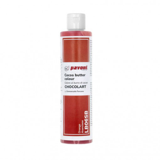Food Colouring with Cocoa Butter without E171, Orange, 200 gr