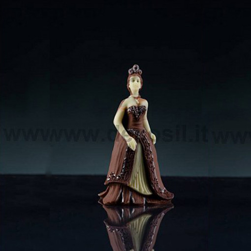 Hanna 3D Принцеса Hanna 3D Силиконова форма, Ø 6,7 x H 11,5 cm