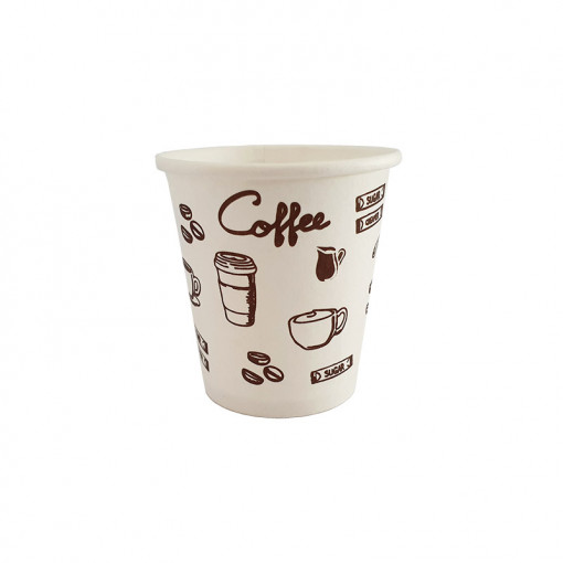 Kávéscsészék kartondobozban, eldobható 3OZ, 80 ml, 100 db-os készlet