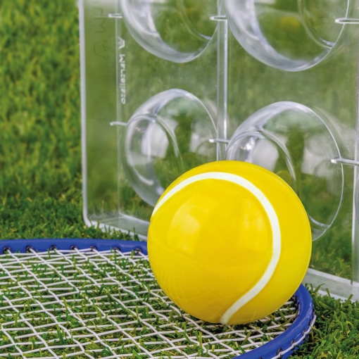 Matrita Polycarbonate 6 Praline Tennis Ball, Ø 6 x H 3 cm, 22 gr