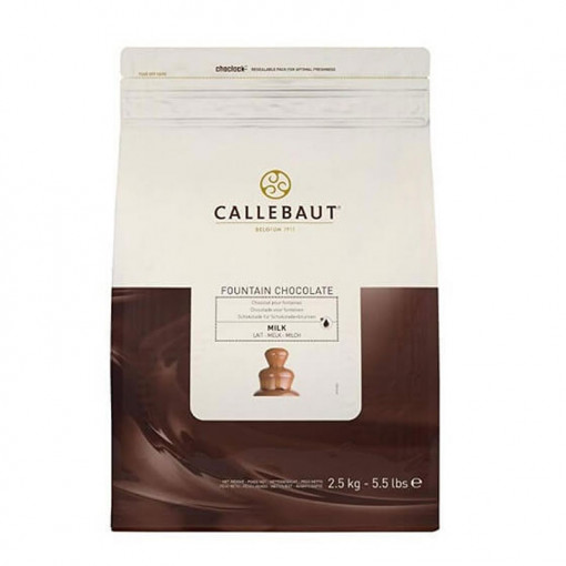 Milk Chocolate for Chocolate Fudge 37.8% Barry Callebaut, 2.5 kg - Img 1