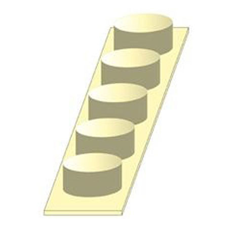 Monoportii Ovale 9 x 5 x H 4 cm - Pastic Extraktor