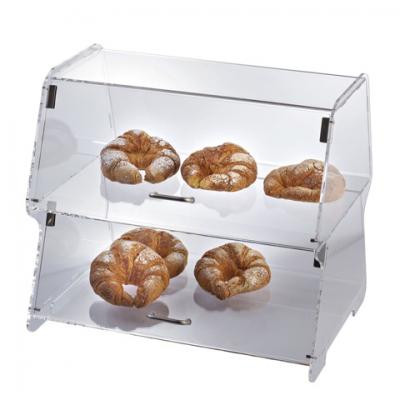 Neutra 2-Storey Bench Showcase, Transparent Plexiglas, 50 x 38 x H 45.5 cm