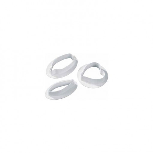 Orhidee Chinezeasca Mare - Decupatoare Plastic Ø 5.5 - 7.5 cm, Set 3 Buc