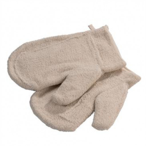 Pamut sütőkesztyű, 1 ujjú, L 27 x 15 cm