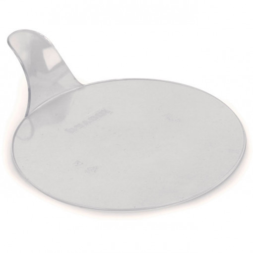Plastic Base Presentation Single Portion Presentation, Round Transparent Model, Ø 8 cm, Set 250 pcs