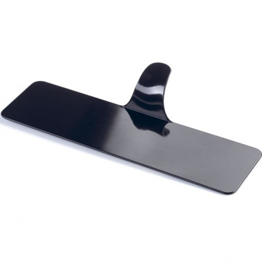 Plastic Presentation Monoportion Presentation Plastic Base, Black Rectangular Pattern, 13 x 3.8 cm, Set 250 pcs
