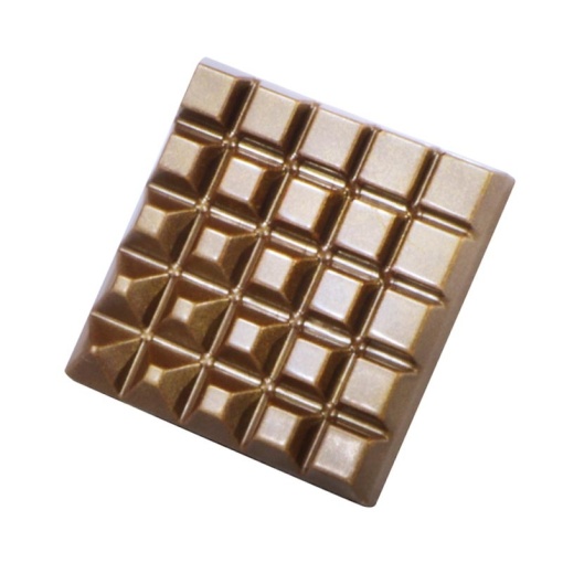 Polycarbonate mould 6 Snack Snacks Chocolate Square, 27.5x17.5 cm