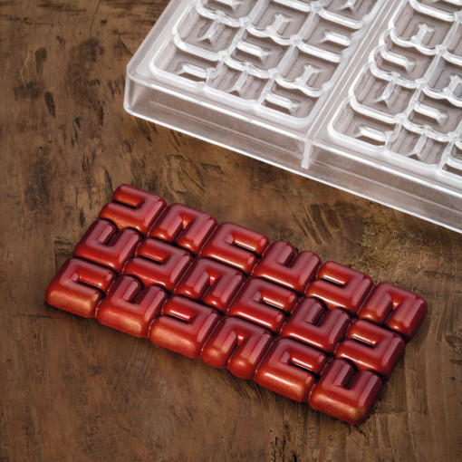 Polycarbonate mould ChocoBAR Ola range - 3 tablets