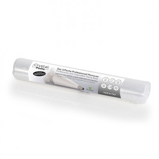 Posuri Single Use Transparent 55 cm, 80 Micron, Super Resistant, Roll of 20 pcs