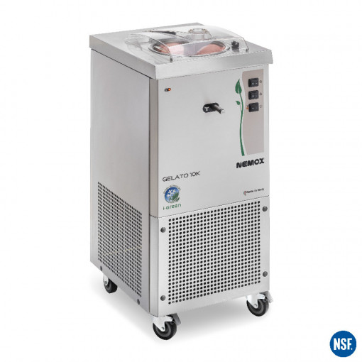 Professional Ice Cream and Sorbet Machine with Automatic and Manual Storage, GELATO 10K - i-Green