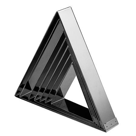*Rama Inox Triunghi 18 x 15.8 x H 5 cm