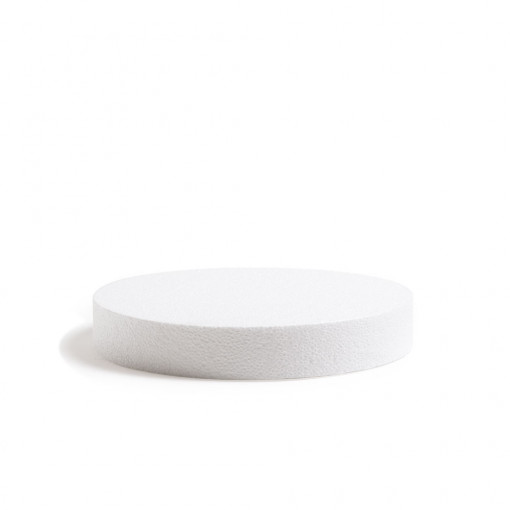 Round polystyrene mould R 40 x H 5 cm