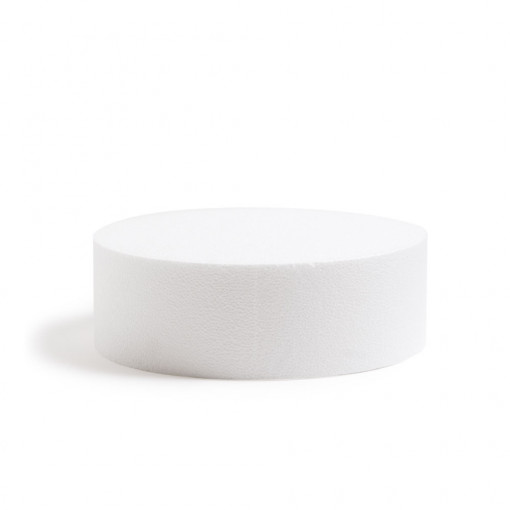 Round polystyrene mould R 45 x H 10 cm