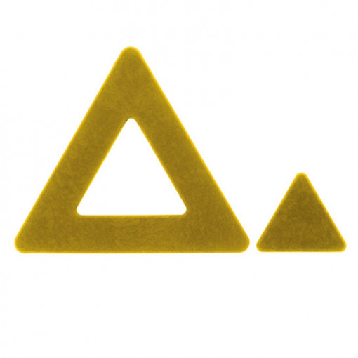 Shape Silicon NaturaE Triangles 2.0 11 x 9.7 x H 0.5 cm, 12 cavities