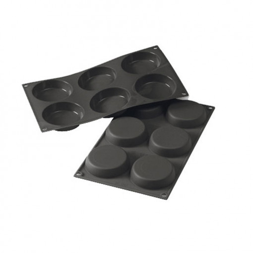 Silicon discs Ø 8 x H 1.8 cm, 6 cavities