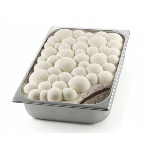 Silicon IceCream-Bubble Gel IceCream - Set 2 x moulds 33.1 x 23 x H 2.3 cm