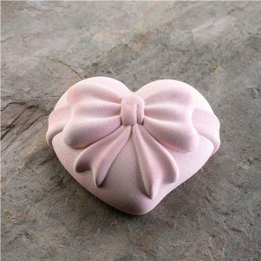 Silicon mould 3D Inima 3D cake mould 18 x 16 x H 6.7 cm, 1000 ml