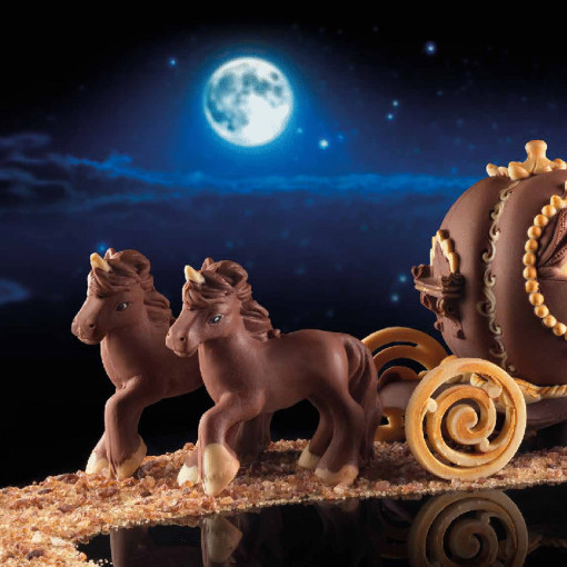 Silicon Unicorn 3D mould, 11.4 x 5.8 x H 11.2 cm