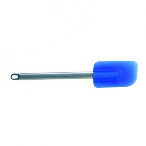 Silicone Spatula with Stainless Steel Handle, L 29 cm, dim. Palette 8.5 x 5 x H 0.4 cm