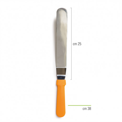 Spatula Nivelare Unghiulara din Inox, Lama L 25 x 3.6 cm