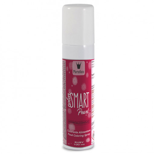 SPRAY Ruby Ruby Pearl - zsírban oldódó élelmiszer színezék E171 nélkül, 100 ml - Azo mentes