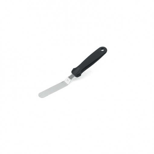 Stainless Steel Angle Levelling Spatula with Plastic Handle, Blade Blade L 15.5 x 3.2 cm