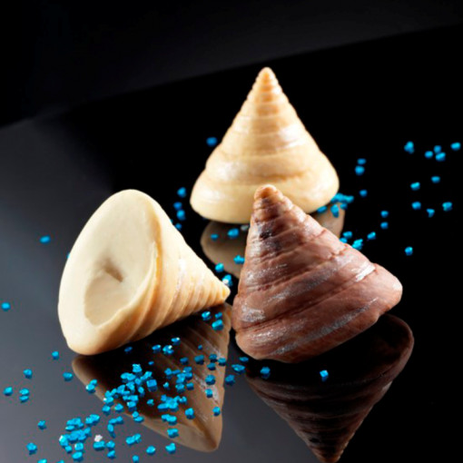 Szilikon öntvény Shell Shell 3D, Ø 5.6 x H 5.4 cm