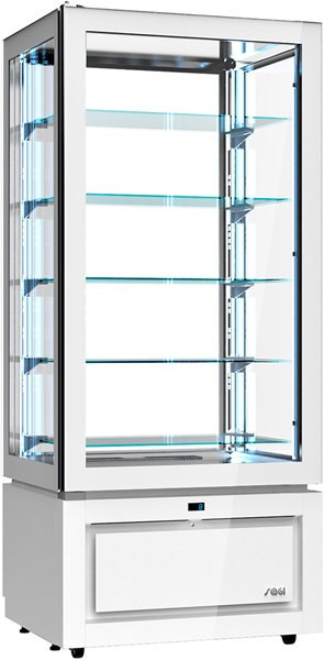 Vertical refrigerated display cabinet +2/+10°C, Luxor New Style White