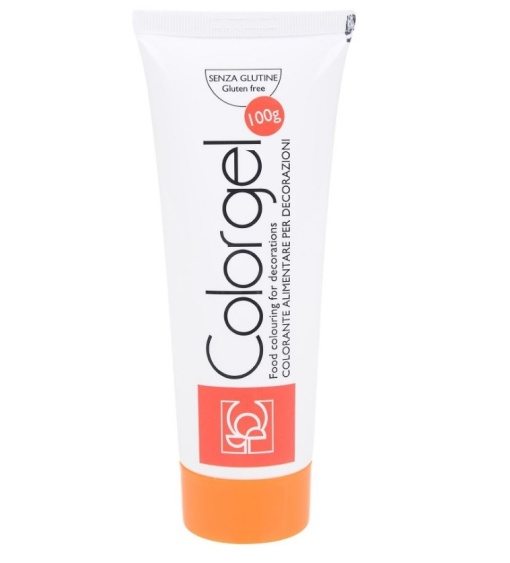 Гел за оцветяване на храни, оранжев Modecor 100 gr