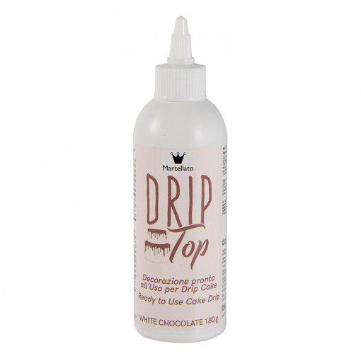 Глазура DripTop от бял шоколад DripTop, готова за употреба, 180 гр. - Img 1