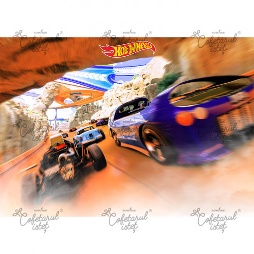 Захарна паста с печат Hot Wheels Model 3, A4 - Сладкарски изделия