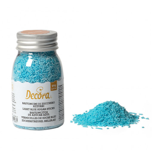 Захарни пръчици Decor Sugar Blue, 90 г