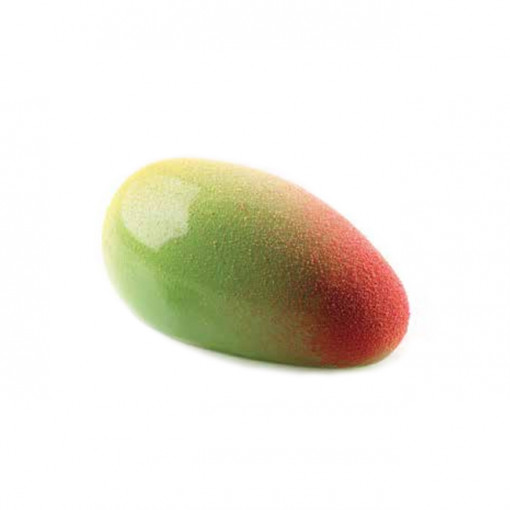 Манго, 9.3x5.7xH4.2cm - Силиконова форма, 6 кухини
