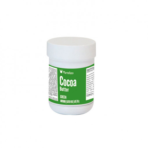 Оцветител с какаово масло Зелен, 30 gr Азо - Img 1