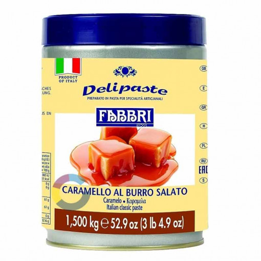 Паста от солен карамел и масло Fabbri Delipaste, 1,5 кг