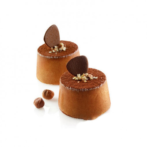 Силиконова форма за мъфини SQ009 Ø 6,9 x 4 x H 3,9 cm, 24 кухини, 122 ml