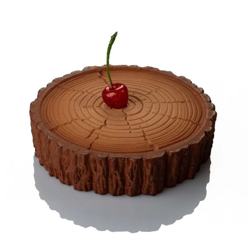 Силиконова форма за торта 3D Forest Ø 18,5 x H 4,5 cm, 1000 ml