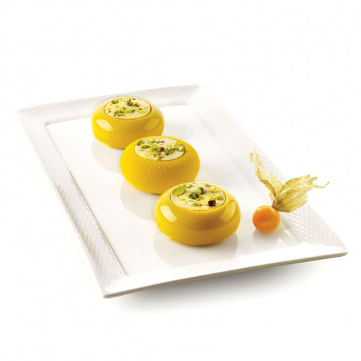 Силиконова форма с точка Ø 7 x H 3 cm, 6 кухини x 90 ml