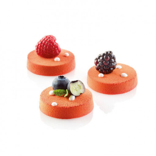 Силиконова форма Florentine Mignon 4,5 x H 1 cm, 70 кухини, 15 ml (SQ050)