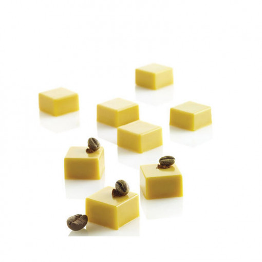 Силиконова форма Micro Square 2,1 x 2,1 x H 1,3 cm, 35 кухини, 5 ml