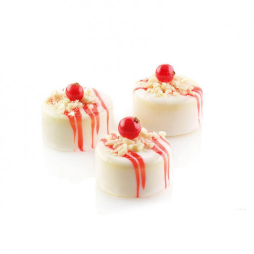 Силиконова форма Pomponnetes SQ061 Ø3.6xh1.7cm, 96 кухини, 15 ml