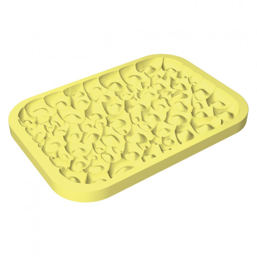 Силиконова форма TOP-IceCream Coral 36x25xH2.15cm, 1 кухина