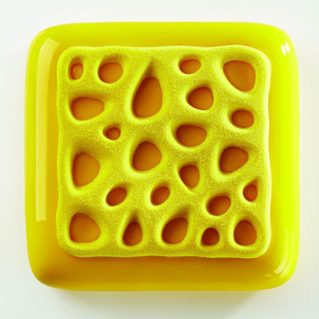 Силиконов калъп TOP Sponge 13.5x13.5x13.5xH1cm, 2 кухини