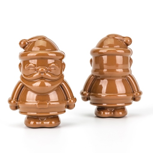 3D chocolate mould, polycarbonate with magnets, Santa Claus 8.5 x 6.2 x H 11 cm, 90 gr