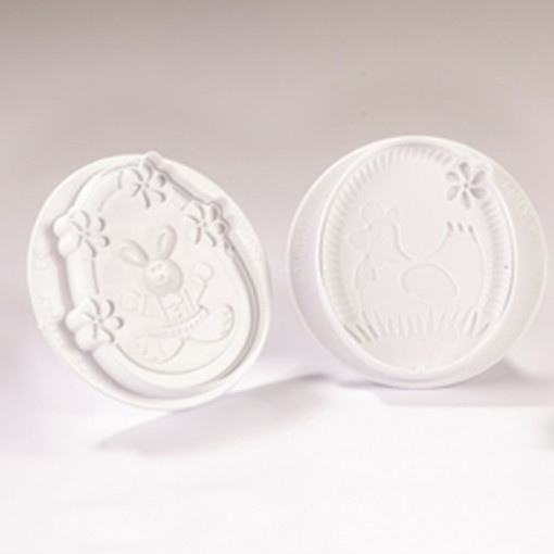 *Cainusa and Bunny - Decouppers with Extractor and Sablon Decor, Set of 2 pcs
