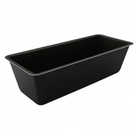 Chec Tray, Cozonac with Evavatised Edges, 26 x 10 x H 7.3 cm, Teflon-coated Aluminium