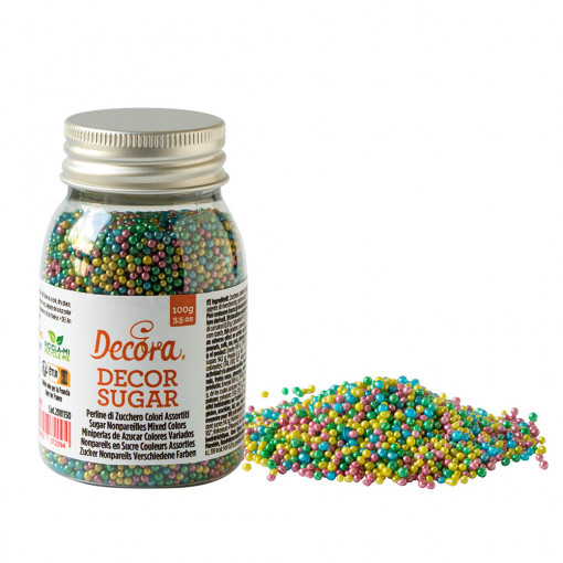 ColourMix Метални захарни перли Ø 2 мм, 100 гр.